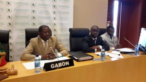 Gabon presenting