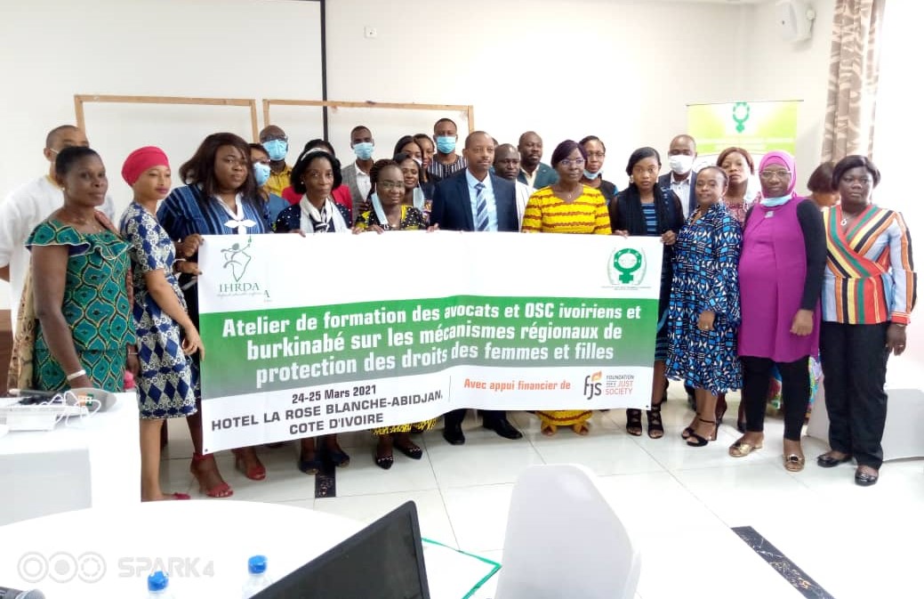 Le contentieux stratégique sur les droits des femmes : IHRDA, AFJCI organisent un atelier de formation pour les défenseurs des droits des femmes du Burkina Faso et de la Côte d’Ivoire