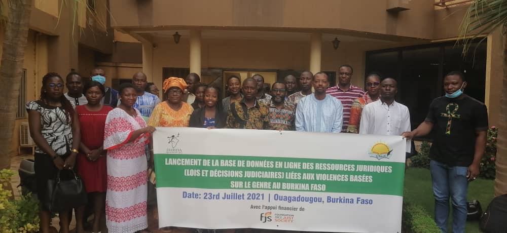 IHRDA et GRASH lancent une base de données de ressources juridiques sur les VBG au Burkina Faso