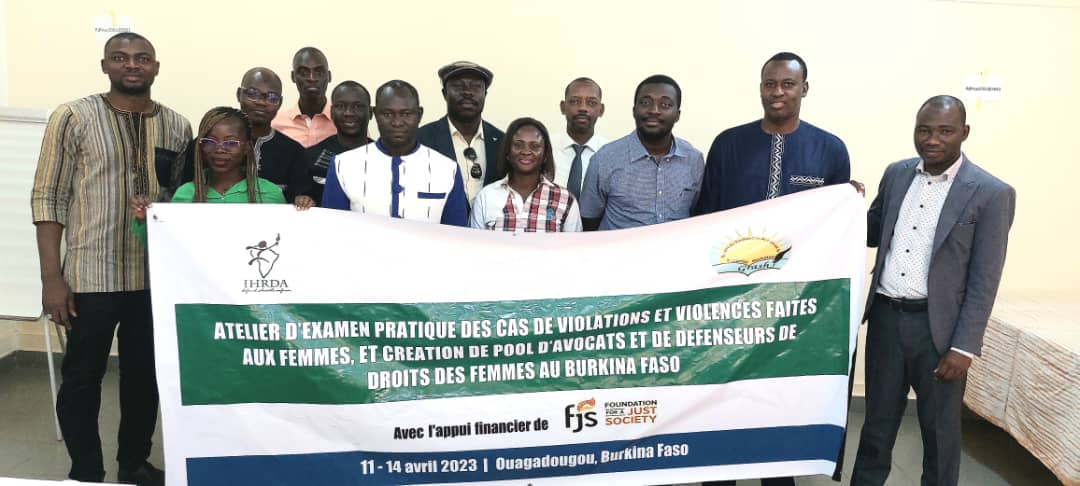 Renforcer l’accès des femmes/filles à la justice : IHRDA, GRASH organisent une formation et créent un pool des défenseurs de droits des femmes au Burkina Faso