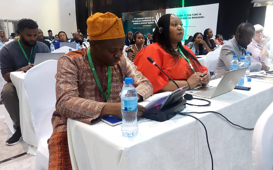 IHRDA statement at 77th OS of ACHPR