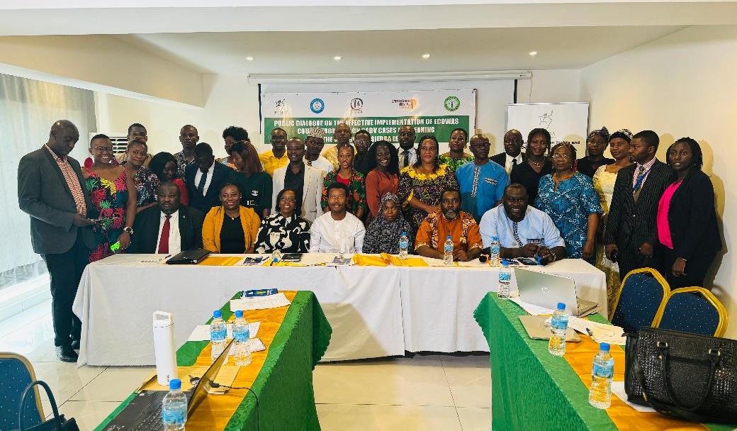 Stakeholders commit to strengthen measures for effective implementation of ECOWAS Court decisions on women’s rights in Sierra Leone